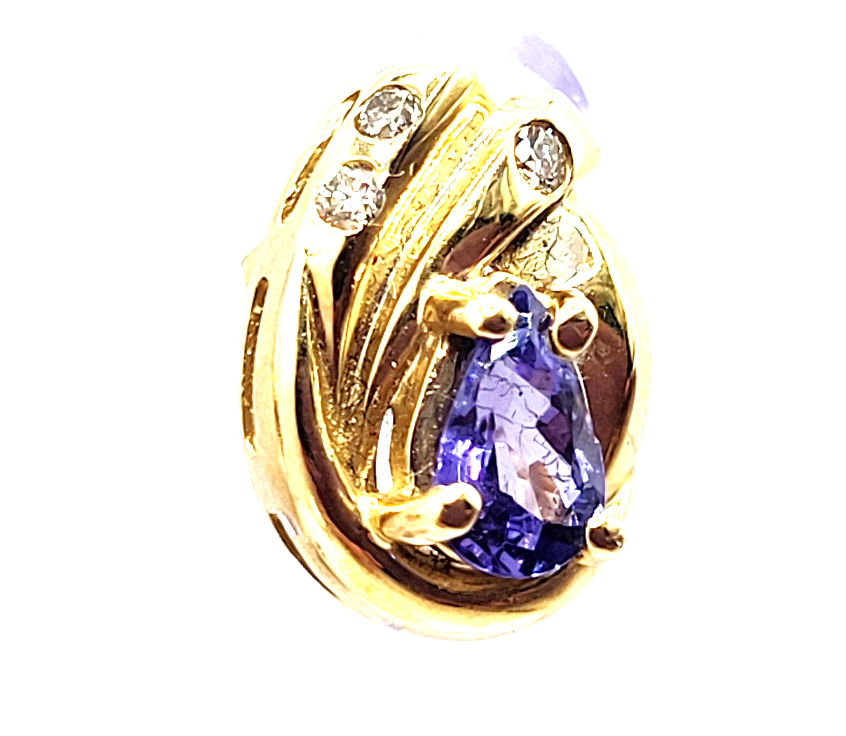 Timeless Tanzanite and Diamond Earrings