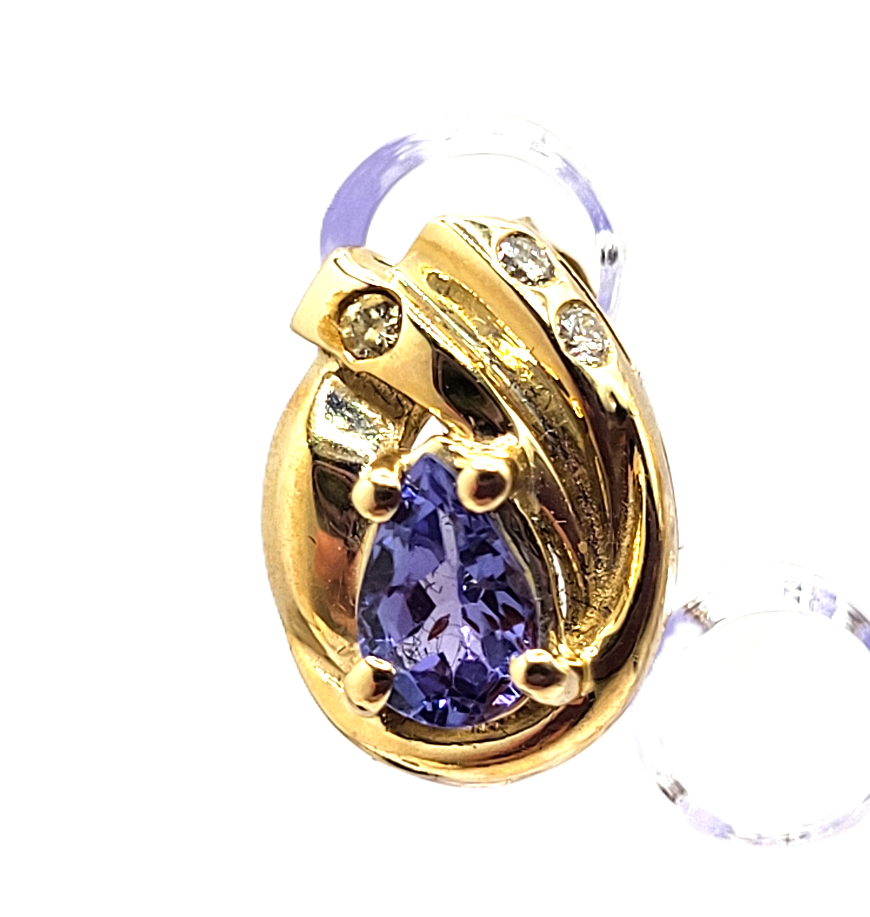 Timeless Tanzanite and Diamond Earrings