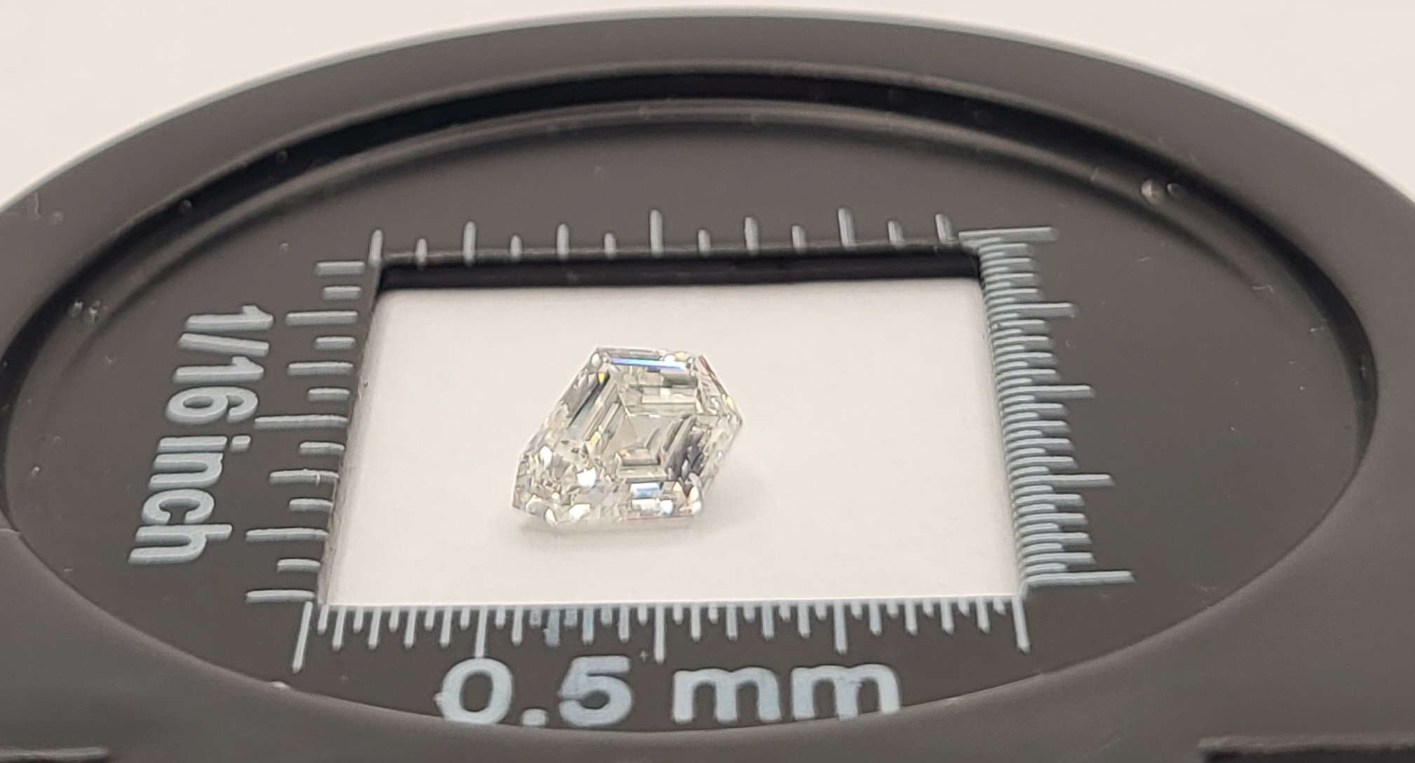 GIA 1.02ct Natural Shield Step-Cut Diamond | VVS1 J Double Excellent Loose