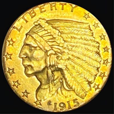 1915 $2.50 Gold Quarter Eagle UNCIRCULATED