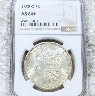1898-O Morgan Silver Dollar NGC - MS64+
