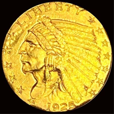 1925-D Gold Quarter Eagle UNCIRCULATED