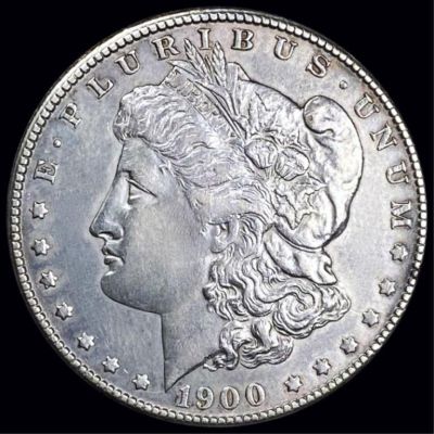 1900-S Morgan Silver Dollar CLOSELY UNCIRCULATED