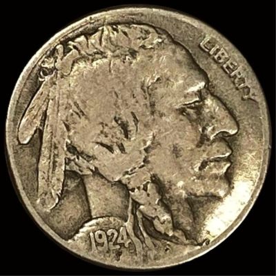 1924-S Buffalo Head Nickel NICELY CIRCULATED