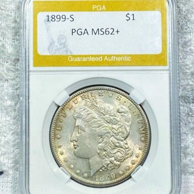 1899-S Morgan Silver Dollar PGA - MS62+