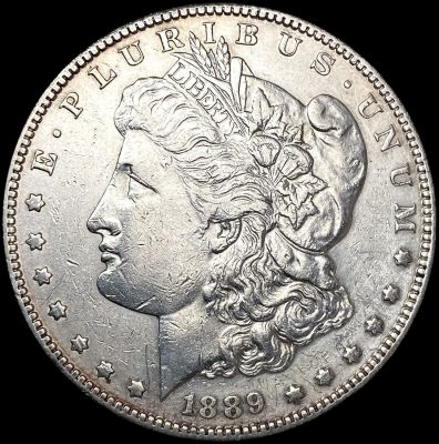 1889-S Morgan Silver Dollar CLOSELY UNCIRCULATED