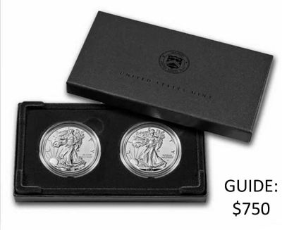 2021 American Silver Eagle Reverse Proof 2 Coin