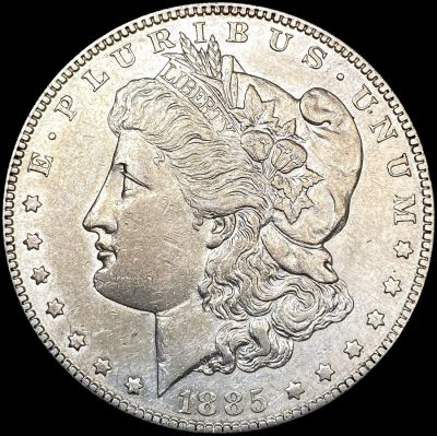 1885-S Morgan Silver Dollar CLOSELY UNCIRCULATED