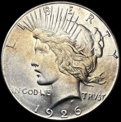 1926-S Silver Peace Dollar CLOSELY UNCIRCULATED