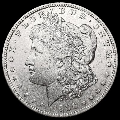 1886-S Morgan Silver Dollar CLOSELY UNCIRCULATED