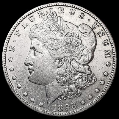 1898-S Morgan Silver Dollar NEARLY UNCIRCULATED