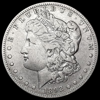 1892-S Morgan Silver Dollar NEARLY UNCIRCULATED