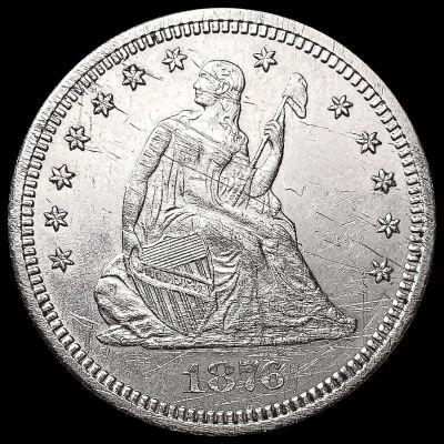1876-S Seated Liberty Quarter CLOSELY UNCIRCULATED