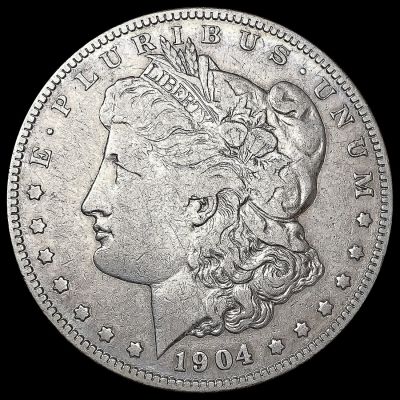 1904-S Morgan Silver Dollar NICELY CIRCULATED