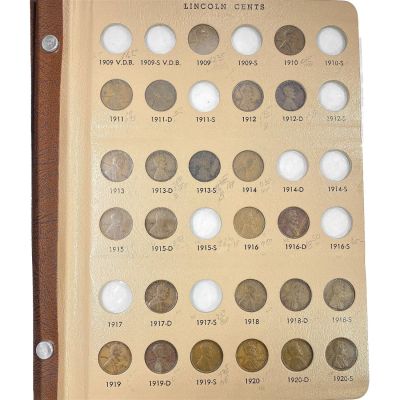 1909-1985 Lincoln Cent Book (168 Coins)