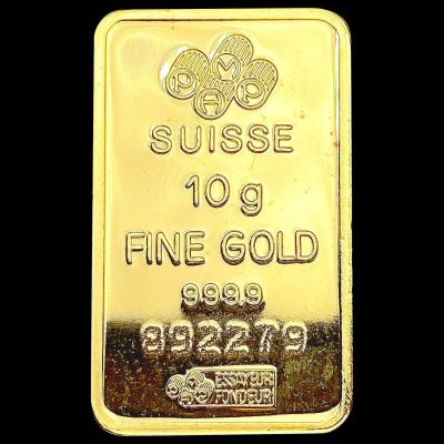 Suisse 10g Gold Bar UNCIRCULATED