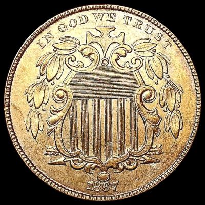 1867 Shield Nickel UNCIRCULATED