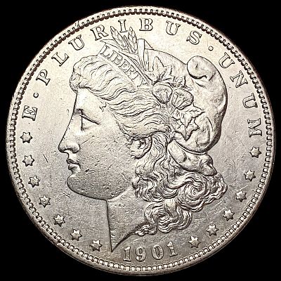 1901-S Morgan Silver Dollar CLOSELY UNCIRCULATED
