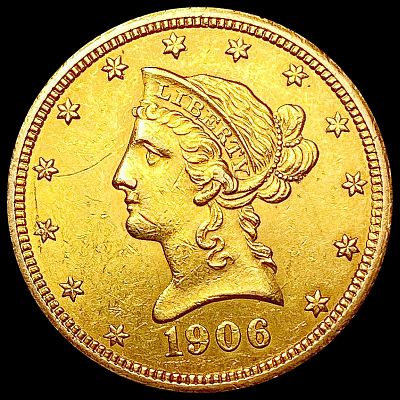 1906-D $10 Gold Eagle CHOICE AU