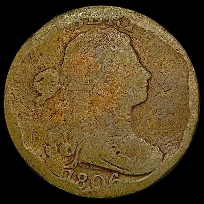 1806 Draped Bust Large Cent NICELY CIRCULATED