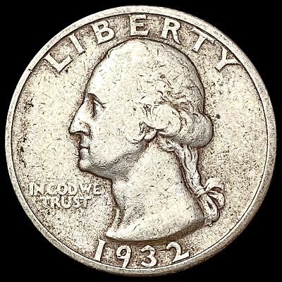1932-S Washington Silver Quarter LIGHTLY CIRCULATED