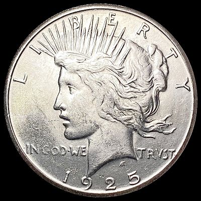 1925-S Silver Peace Dollar UNCIRCULATED