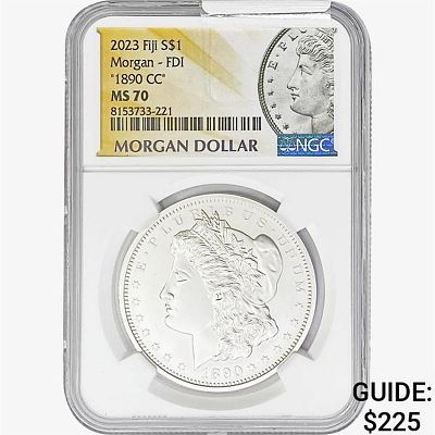 2023 "1890 CC" Privy Morgan NGC MS70 FDI