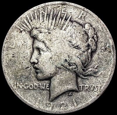 1921 Silver Peace Dollar NICELY CIRCULATED