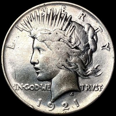 1921 Silver Peace Dollar NICELY CIRCULATED