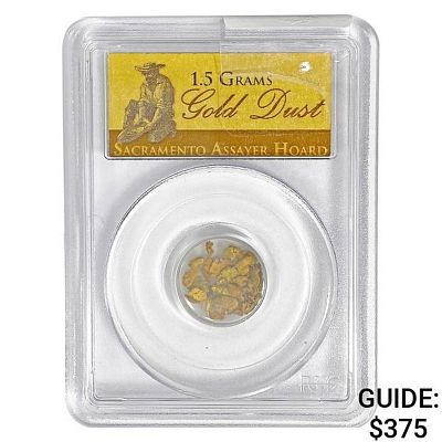 Sacramento Assayer Hoard .0529oz.Gold Dust