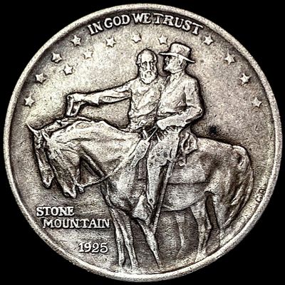 1925 Stone Mountain Half Dollar LIGHTLY CIRCULATED