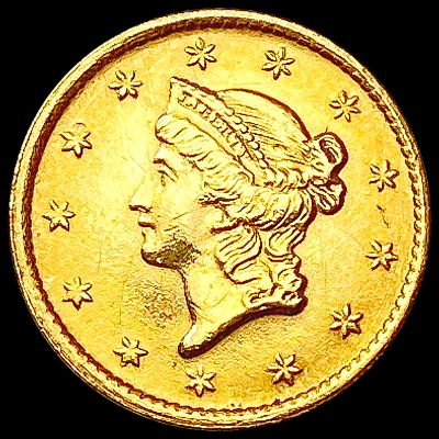 1851 Rare Gold Dollar CLOSELY UNCIRCULATED