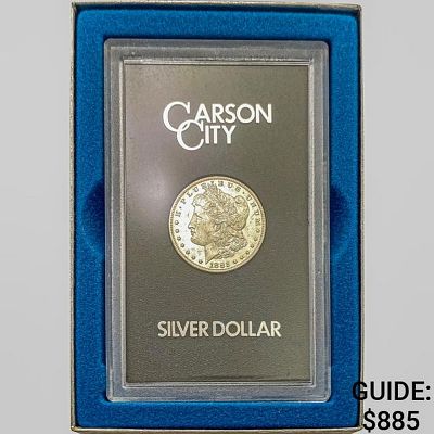 1882-CC Morgan Silver Dollar GSA. 1882-CC Morgan Silver Dollar GSA