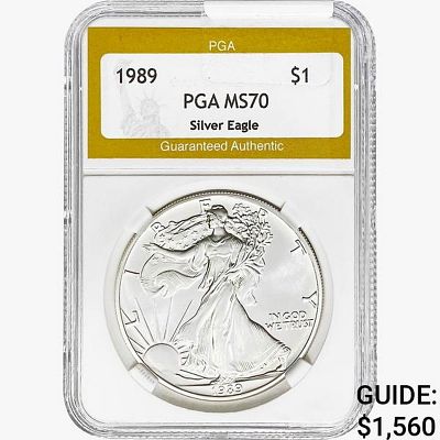 1989 Silver Eagle PGA MS70