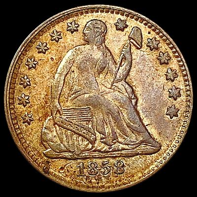 1858 Seated Liberty Half Dime CLOSELY UNCIRCULATED