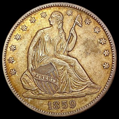 1859-O Seated Liberty Half Dollar CLOSELY UNCIRCULATED