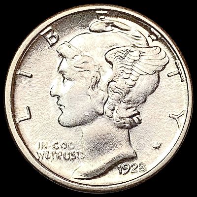1928-S Mercury Dime CHOICE BU
