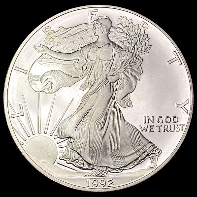 1992-S American Silver Eagle GEM PROOF