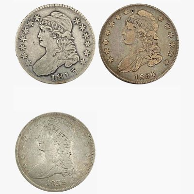 [3]1813-1838 Capped Bust Half Dollar