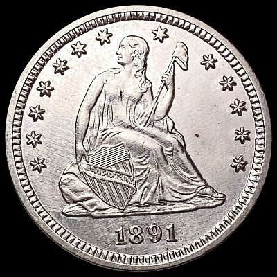 1891 Seated Liberty Quarter UNCIRCULATED