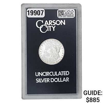 1884-CC Morgan Silver Dollar GSA