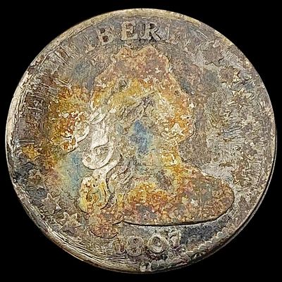 1807 Capped Bust Dime NICELY CIRCULATED