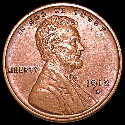 1912-S Wheat Cent CLOSELY UNCIRCULATED