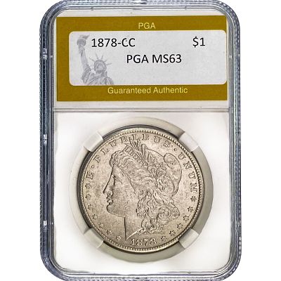 1878-CC Morgan Dollar PGA MS63