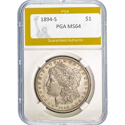 1894-S Morgan Dollar PGA MS64