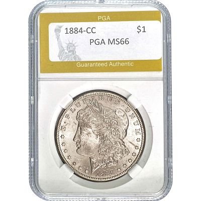 1884-CC Morgan Dollar PGA MS66