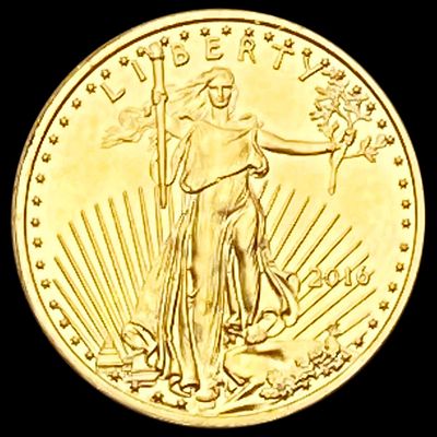 2016 1/10 OZ Gold $5 SUPERB GEM BU