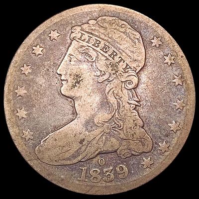 1839-O Capped Bust Half Dollar NICELY CIRCULATED