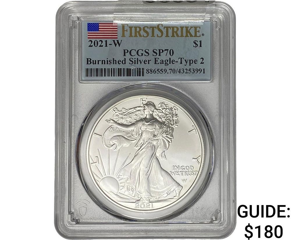 2021-W Silver Eagle PCGS SP70