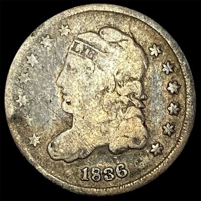 1836 Capped Bust Half Dime NICELY CIRCULATED